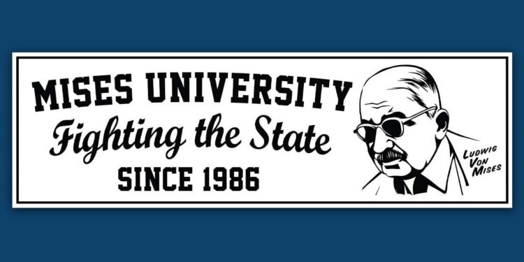 Give Books to Mises U Graduates and Get a Mises Bumper Sticker!