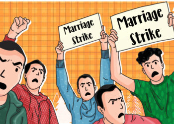 How is #MarriageStrike problematic for us as a society?