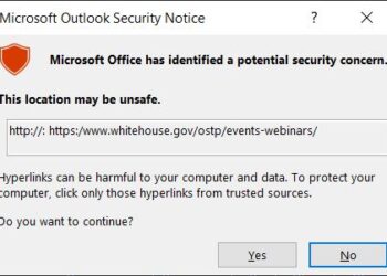 This location MAY be unsafe?