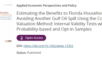 Our article in the Applied Economic Perspectives and Policy’s “sizing up survey samples” symposium (?) is published online