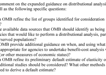 OIRA has released its proposed revisions to OMB Circular No. A-4 and the comment period is open