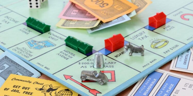 Is the Monopoly Board Game Like Real Markets?